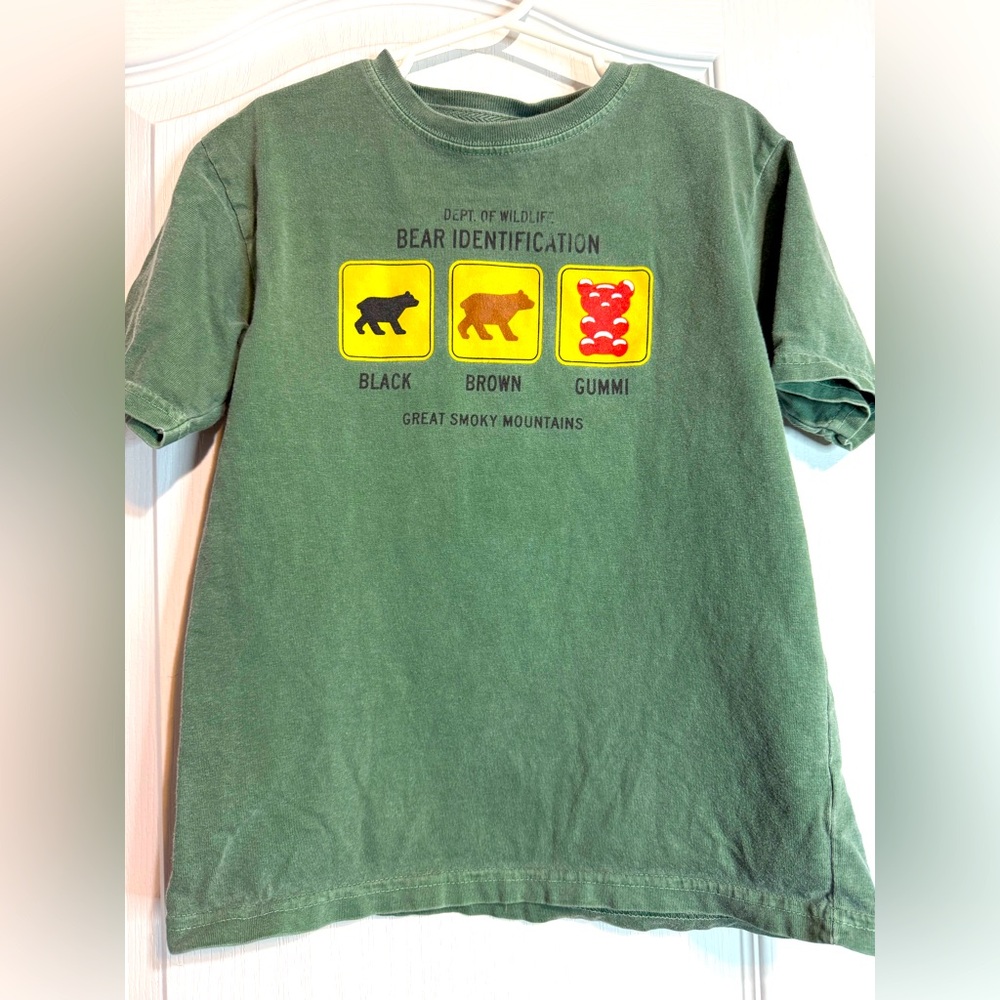 🧸 Blue 84 Kids Great Smoky Mountains Bears T-Shirt – Size Small
